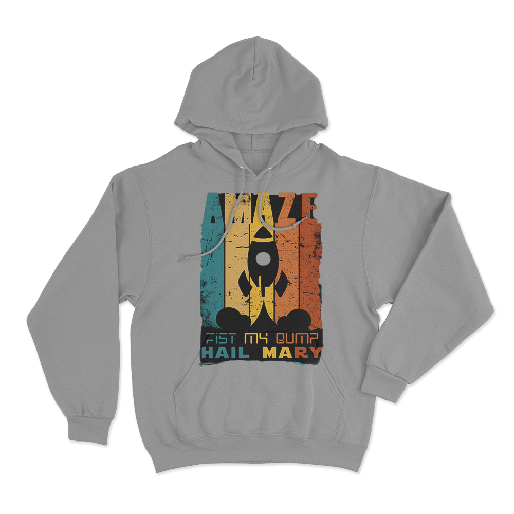 Amaze Fist My Bump Hoodie Grey Amaze Fist My Bump Hoodie Grey