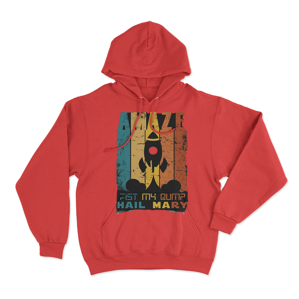 Amaze Fist My Bump Hoodie Red Amaze Fist My Bump Hoodie Red