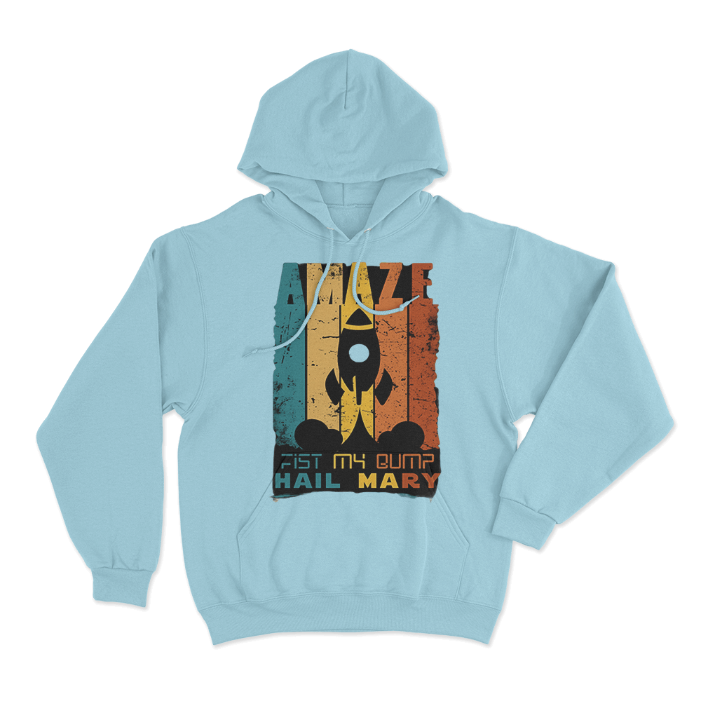 Amaze Fist My Bump Hoodie Sky Blue Amaze Fist My Bump Hoodie Sky Blue