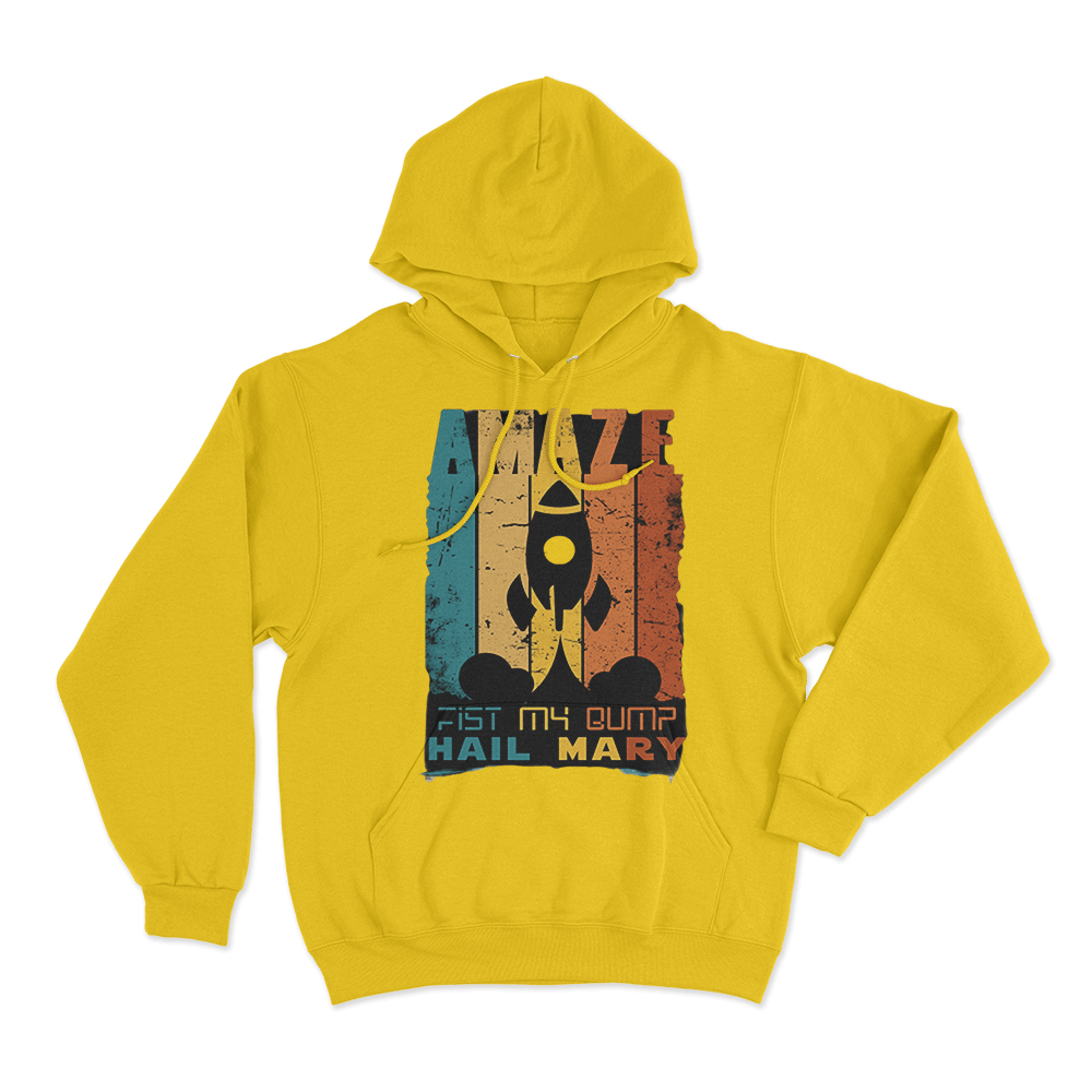 Amaze Fist My Bump Hoodie Yellow Amaze Fist My Bump Hoodie Yellow