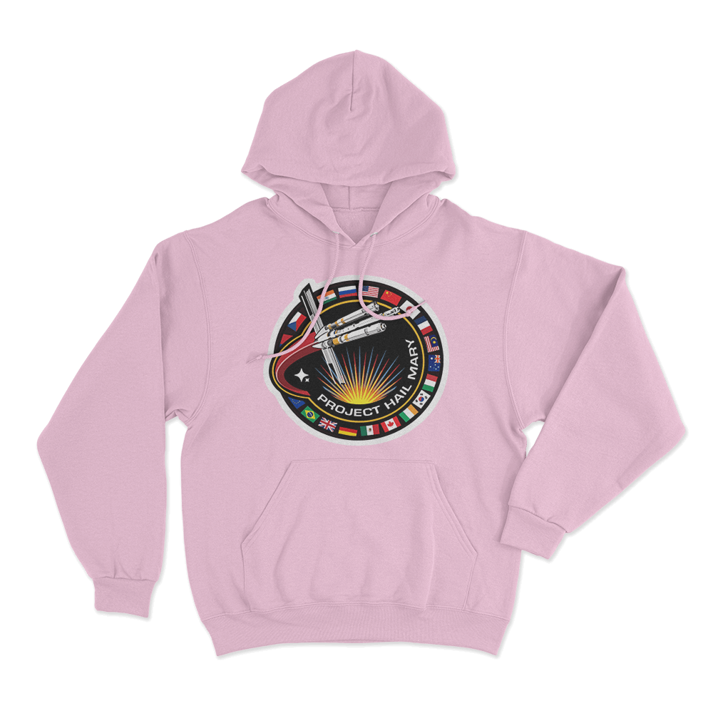 Project Hail Mary Logo Hoodie Pink Project Hail Mary Logo Hoodie Pink