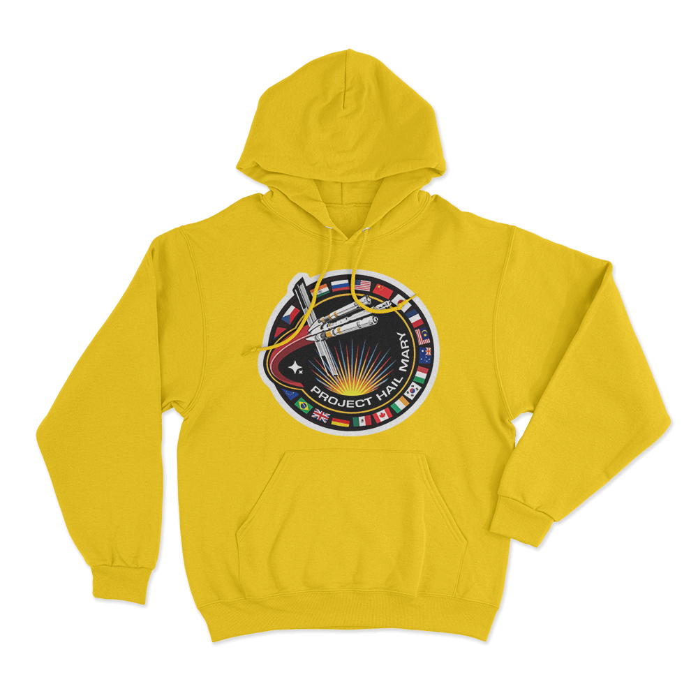Project Hail Mary Logo Hoodie Yellow Project Hail Mary Logo Hoodie Yellow