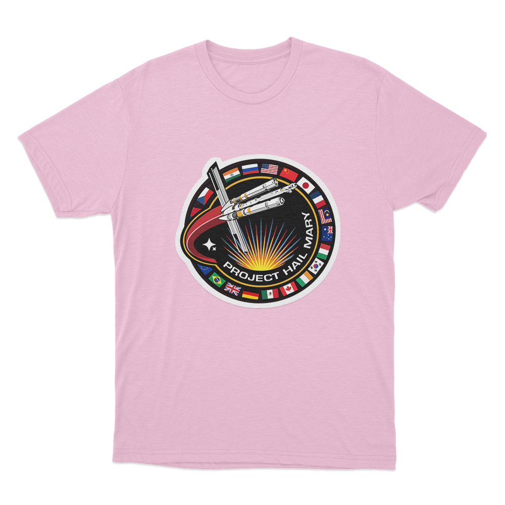 Project Hail Mary Logo T Shirt Pink Project Hail Mary Logo T Shirt Pink