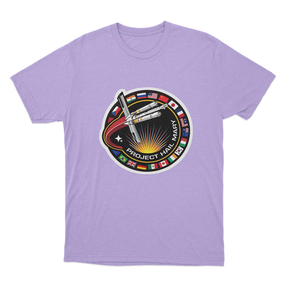 Project Hail Mary Logo T Shirt Purple Project Hail Mary Logo T Shirt Purple